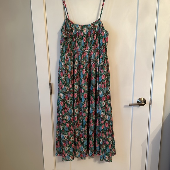 Floral spaghetti strap dress with Bussiere style top - Picture 7 of 7